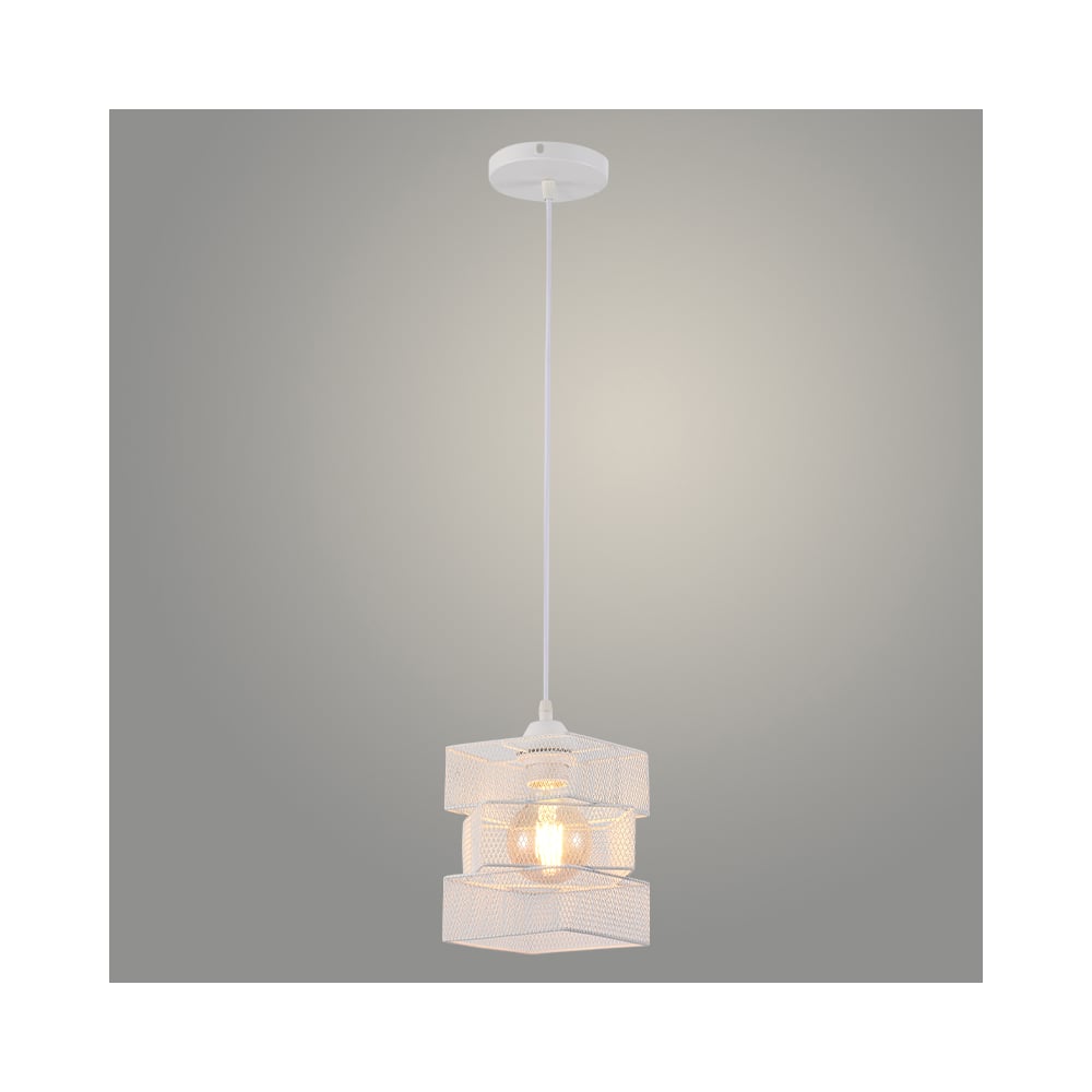 Изображение товара Подвес РОСТОК XA3214/1HQ WH белый, 1x60W, Е27, d200 h1000, HN23 988372916