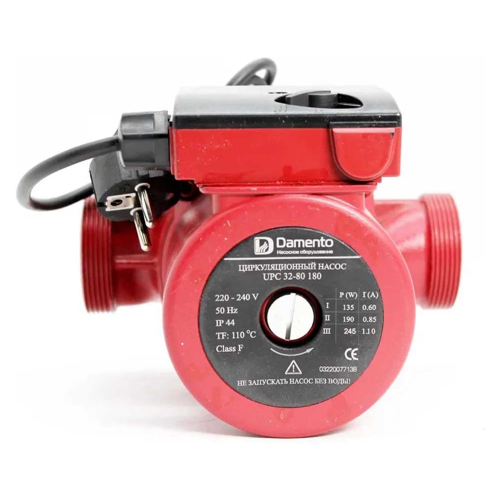 Изображение товара Циркуляционный насос Damento UPC 32-80 245 Вт для отопления и ГВС