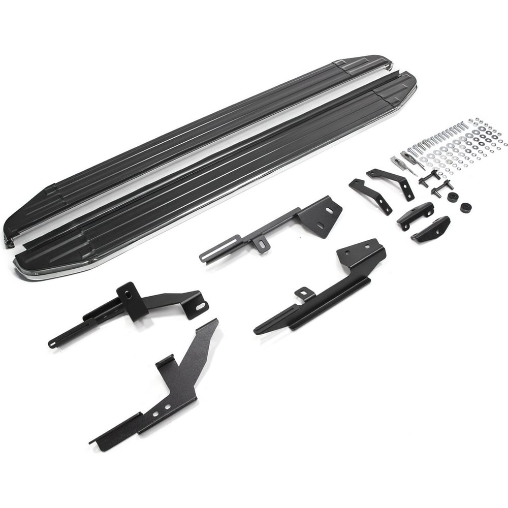 Изображение товара Пороги на автомобиль Rival Premium для Lada Xray 2015-н.в. 173 см алюминий 2 шт.