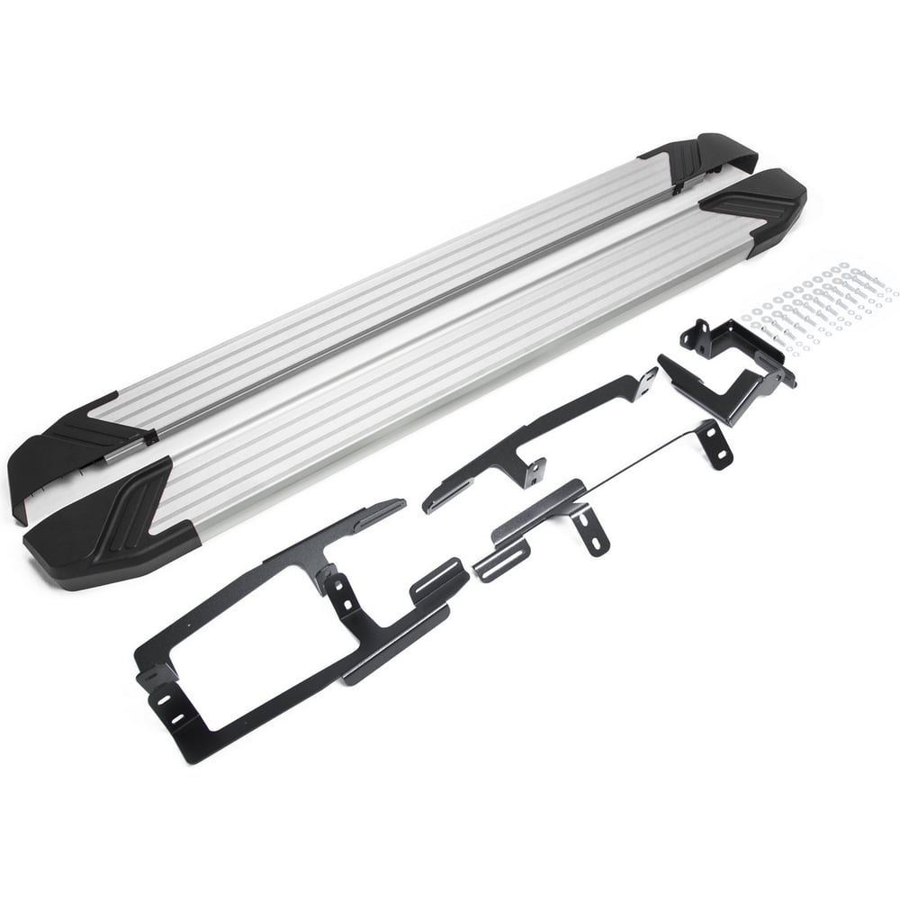 Изображение товара Пороги на Honda CR-V V 2017-н.в. Rival Silver алюминий 2 шт.