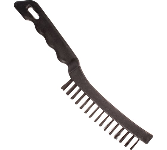 Изображение товара Щетка РемоКолор проволочная, пластиковый корпус 5 рядов, толщина проволоки 0,33мм, 260мм, 11-1-015