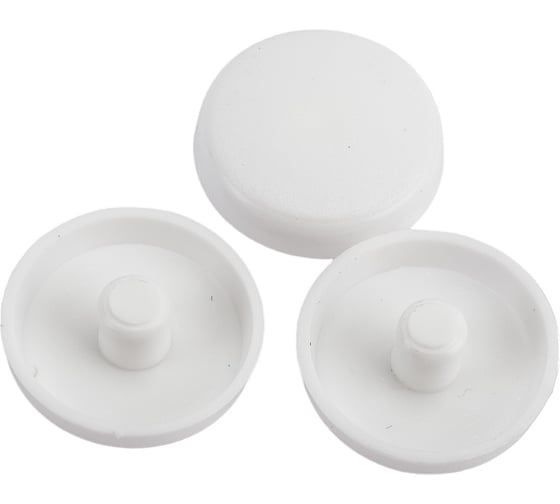 Изображение товара Заглушка под рамник ВИРТУОЗ белая, 50 шт. 03676