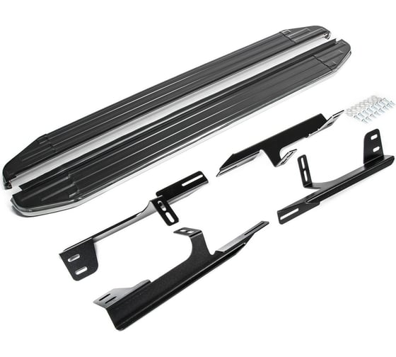 Изображение товара Пороги на автомобиль Rival Premium для Honda CR-V IV 2012-2015 г.в., 173 см, 2 шт., алюминий A173ALP.2102.1