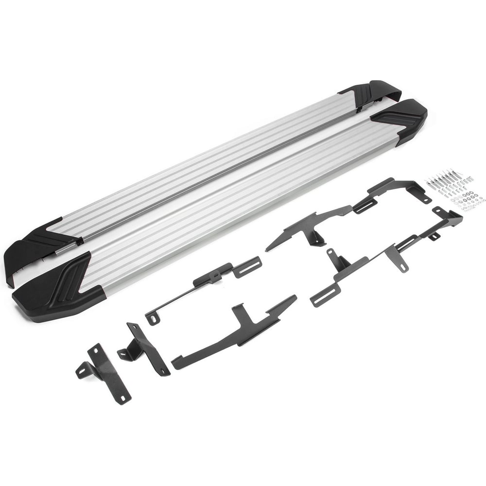 Изображение товара Пороги Rival Silver для Mazda CX-9 II 2016-н.в., алюминий, 193 см, 2 шт.