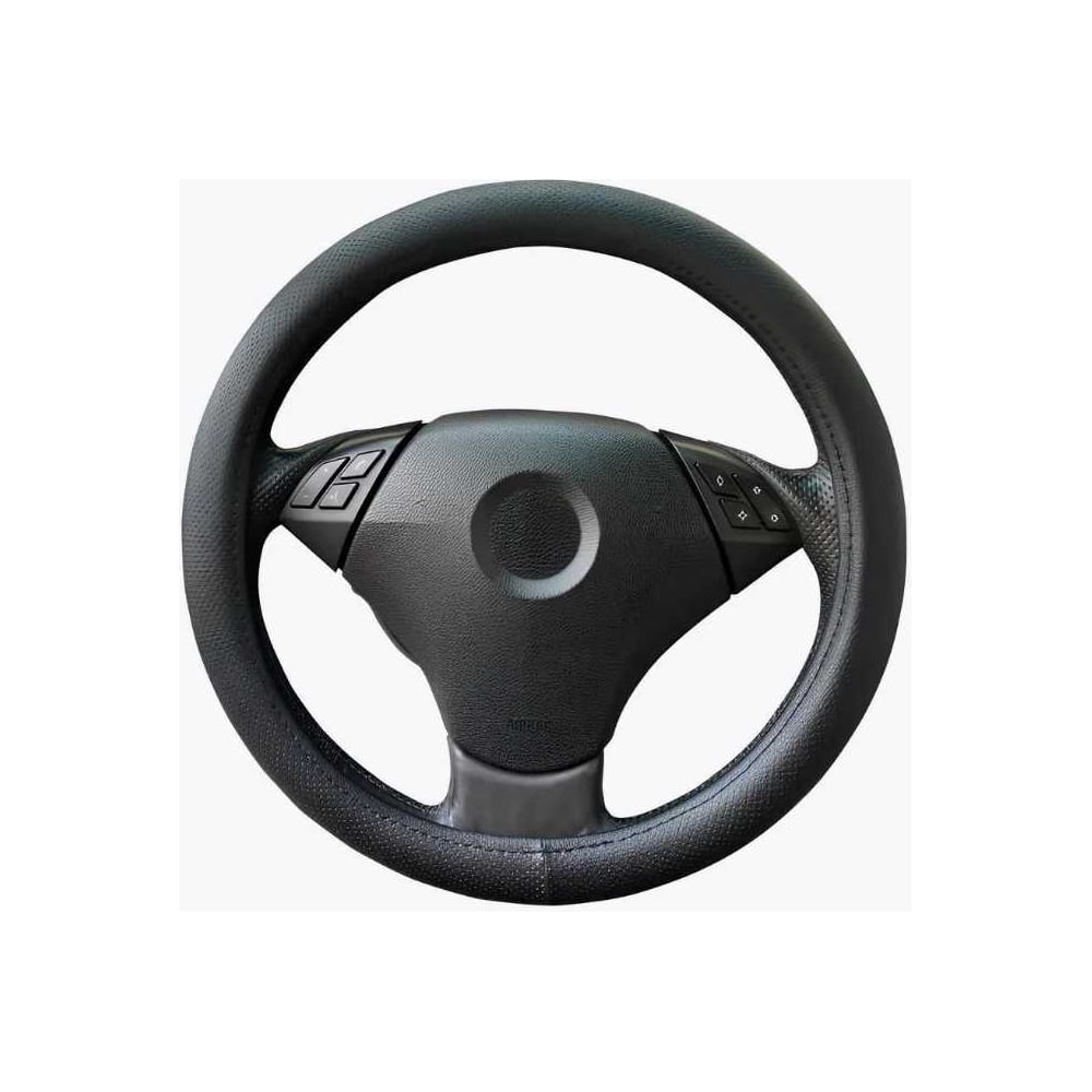 Изображение товара Оплетка на руль автомобиля Arizone 37-39 см, чехол-накладка, черная, размер M