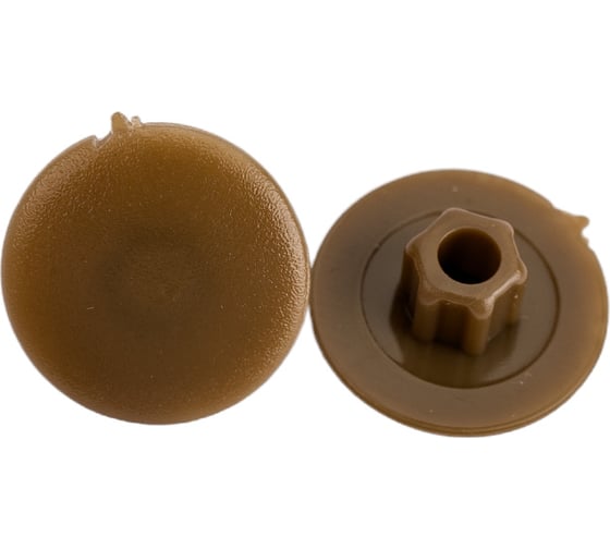 Изображение товара Заглушка под конфирмат ВИРТУОЗ орех, 50 шт. 43339