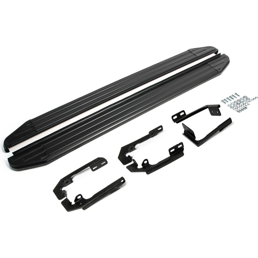 Изображение товара Пороги Rival Premium-Black для Isuzu D-Max II 2017-2019, 193 см, алюминий