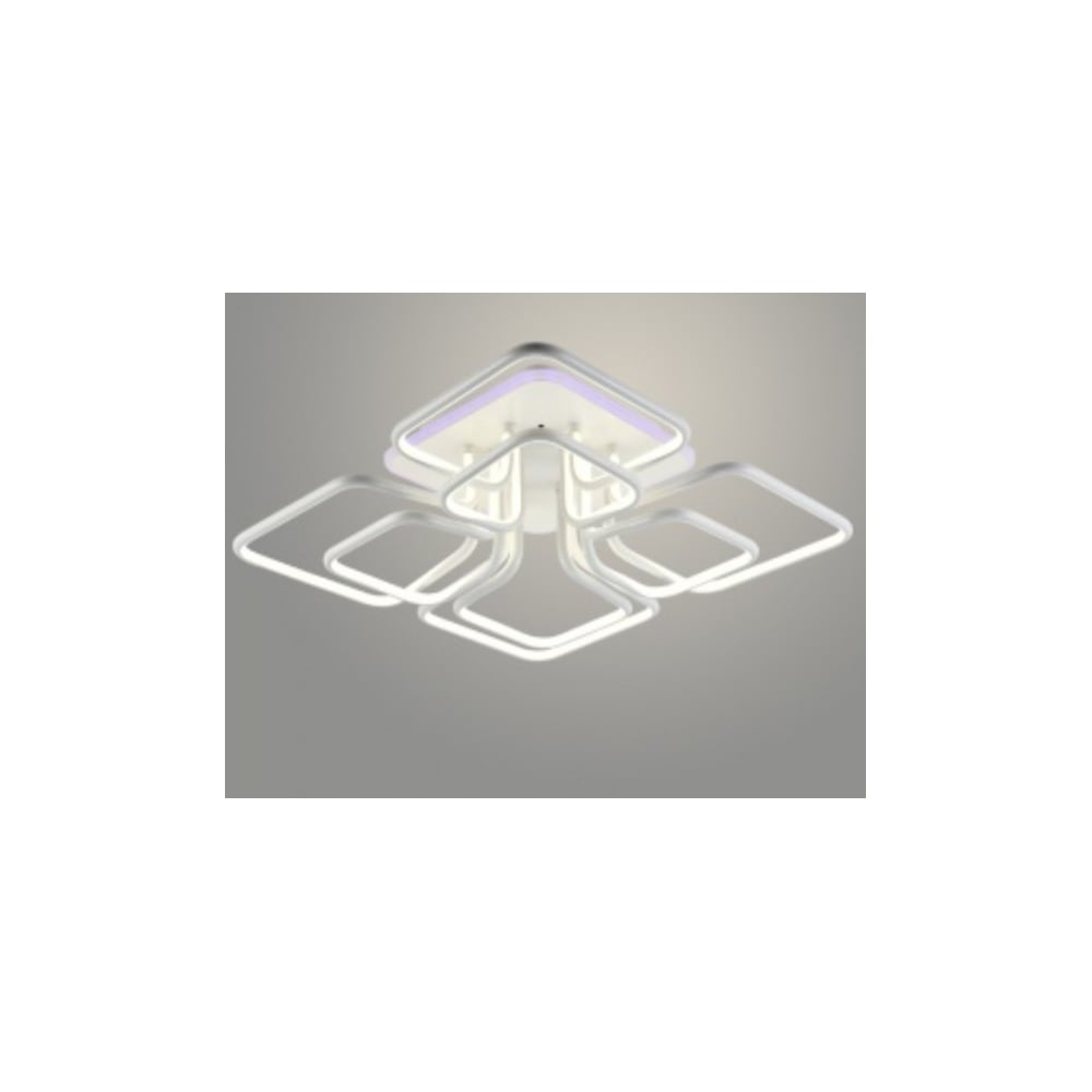 Изображение товара Люстра РОСТОК DK06007C/4+4B PR WT с RGB LED и пультом управления