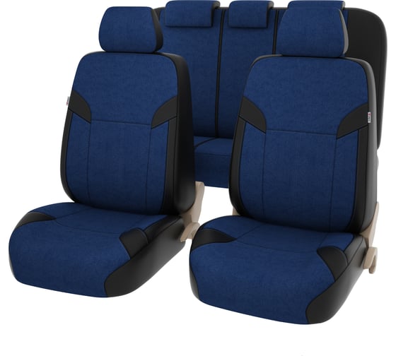 Изображение товара Чехлы PSV Amulet Next Черный Синий экокожа + велюр 131845