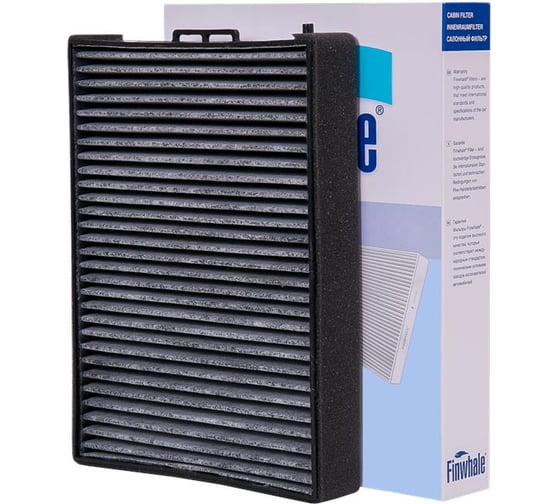 Изображение товара Фильтр салона /угольный/ Santa FE /01-03/ / Sonata/RUS/EF Sorento /02-06/ FINWHALE AS607C