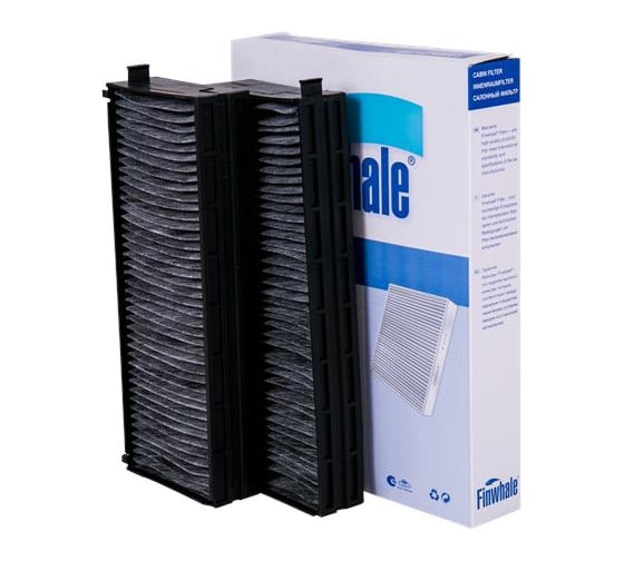 Изображение товара Фильтр салона /угольный/ двойной /упак 2шт / Santa FE /03-06/ SonataEF/RUS/ FINWHALE AS604C