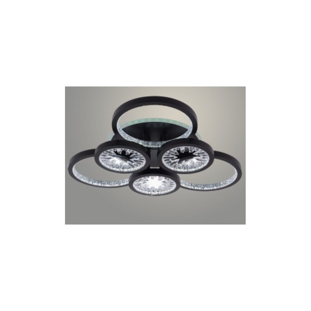 Изображение товара Люстра РОСТОК DK06060C 3+3A PR BK LED RGB с диммером и регулировкой цвета