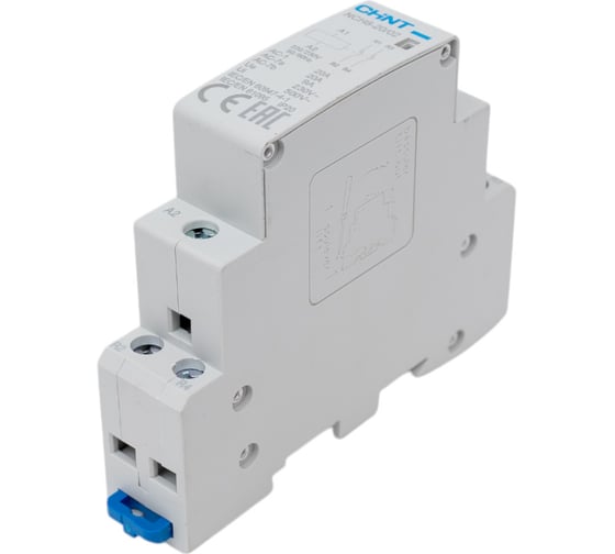 Изображение товара Модульный контактор CHINT NCH8-20/02 20A 2НЗ AC 220/230В 50Гц 256053