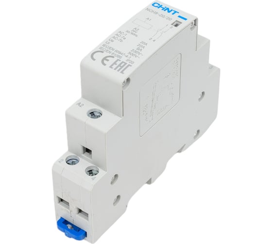 Изображение товара Модульный контактор CHINT NCH8-20/20 20A 2НО AC 24В 50Гц 256051