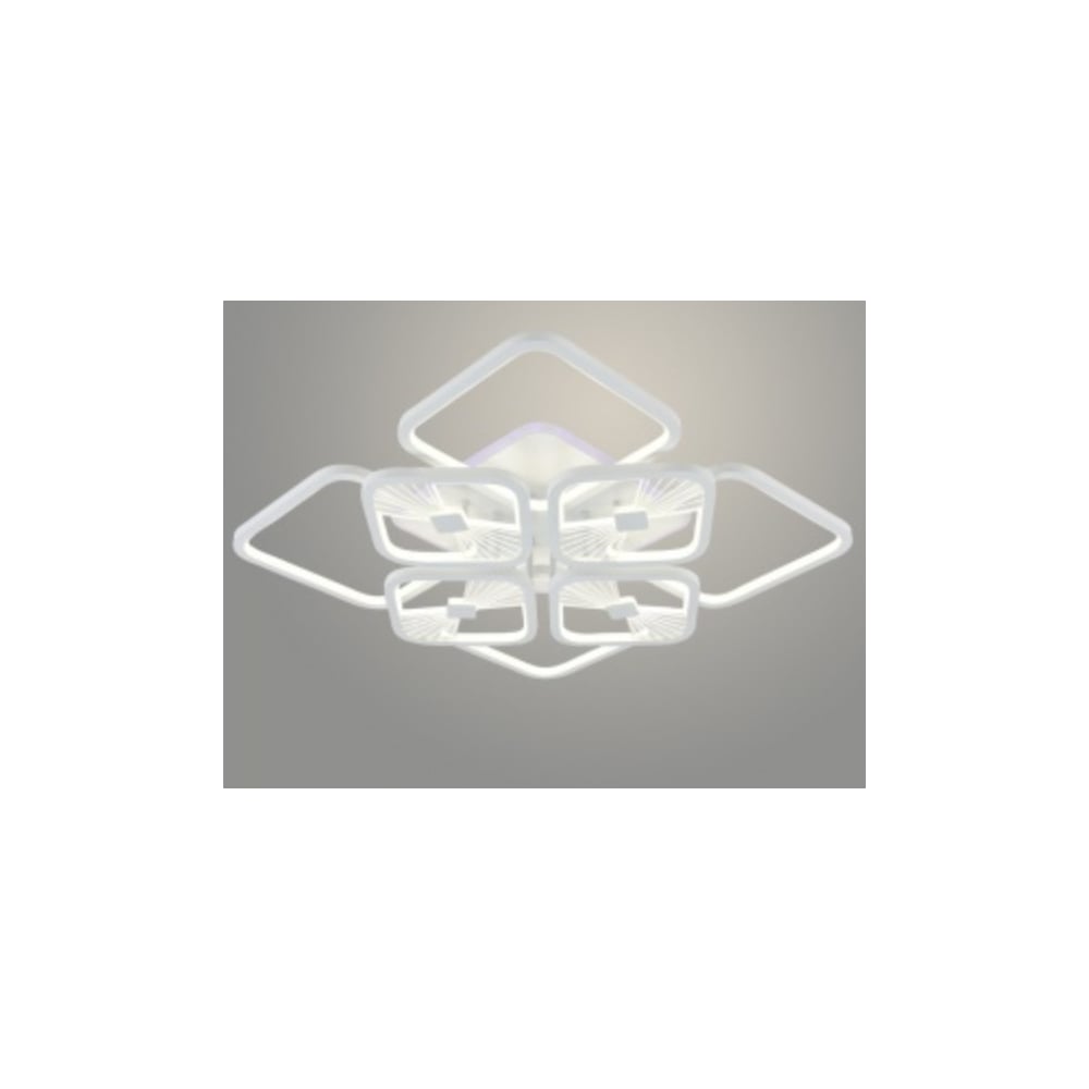 Изображение товара Современная белая люстра с регулируемой цветовой температурой и пультом, 240W LED