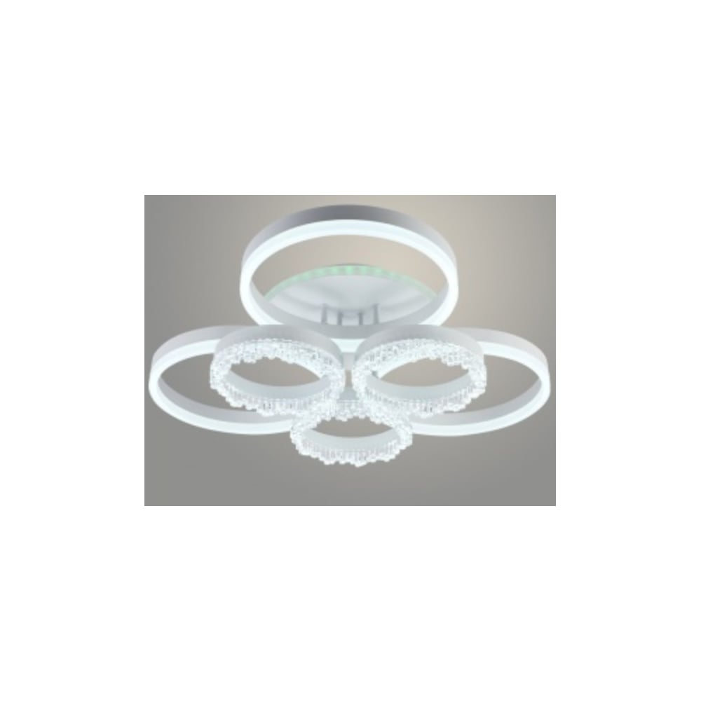 Изображение товара Люстра РОСТОК DK06089/3+3A PR WH белая LED RGB 162W регулировка