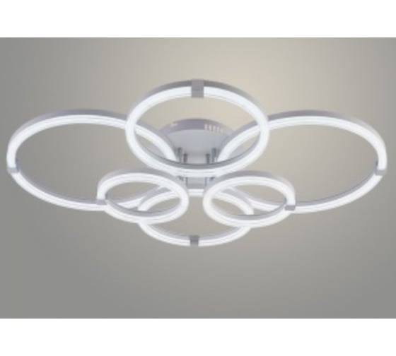 Изображение товара Люстра РОСТОК DK06303B/6 PR WT+CR белый/хром 196W LED 3000K-6000K d900 ПДУ(ИК) диммер, HN24 988383443