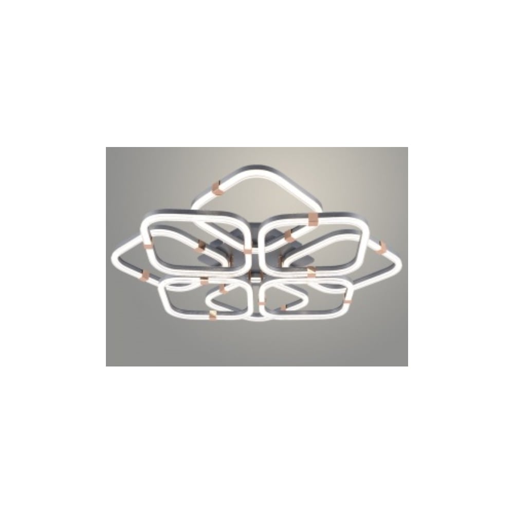 Изображение товара Люстра РОСТОК DK06098/4+4 PR SL+FGD серебро-золото с RGB регулировкой LED