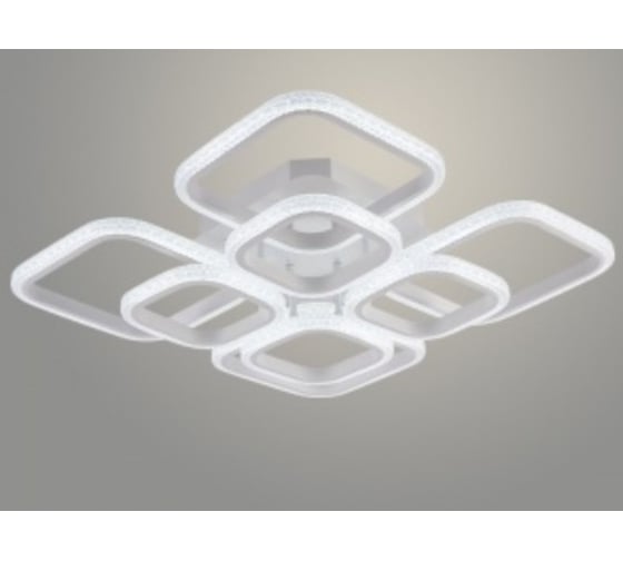 Изображение товара Люстра РОСТОК DK06335D/4+4B PR WT белый 184W LED 3000K-6000K d580 ПДУ(ИК) диммер, HN24 988383330