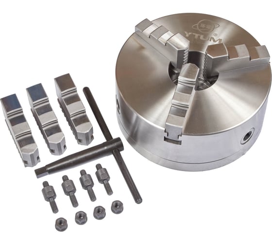 Изображение товара Патрон токарный K11-250/C5 250 мм, прямые и обратные кулачки YTUM ch25005