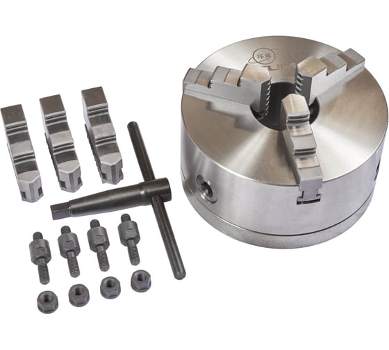 Изображение товара Патрон токарный 7100-0031 K11-200/C5 200 мм, прямые и обратные кулачки YTUM ch20031