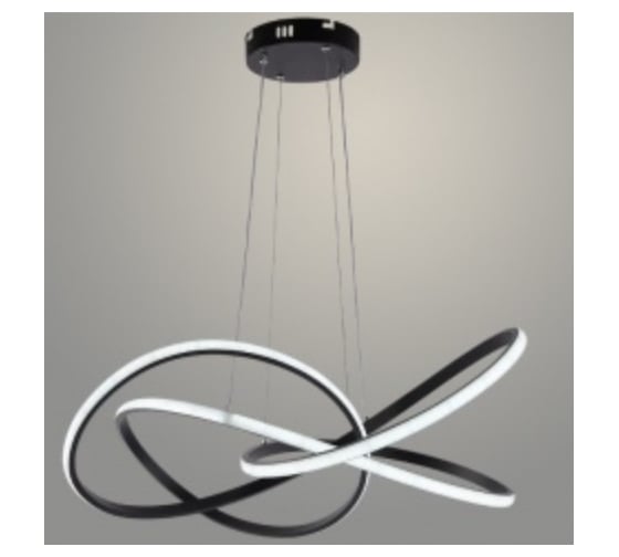 Изображение товара Люстра РОСТОК DK06381/4/600 PR BK черный 130W LED 3000K-6000K d600 ПДУ(ИК) диммер, HN24 988383392