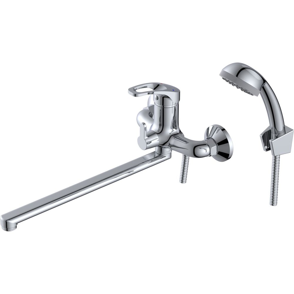 Изображение товара Смеситель для ванны AV Engineering D35 серия URS однорычажный настенный хром