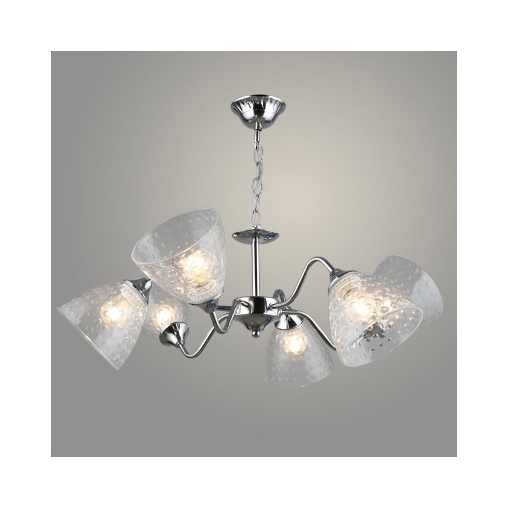 Изображение товара Люстра РОСТОК KH2155/6 СН хром светодиодная подвесная в стиле модерн