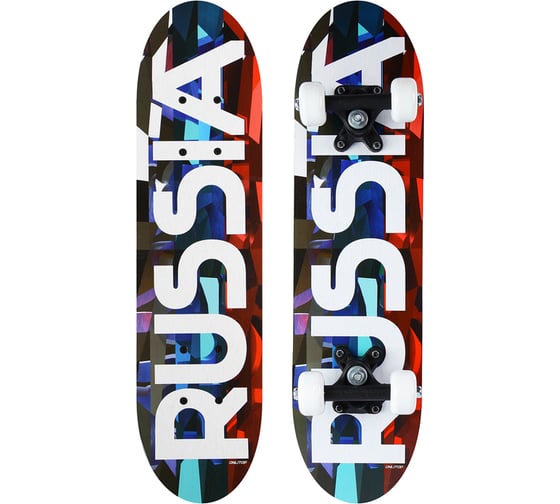 Изображение товара Подростковый скейтборд ONLITOP RUSSIA 62 х 16 см, колеса PVC 50 мм,пластиковая подвеска 4013656