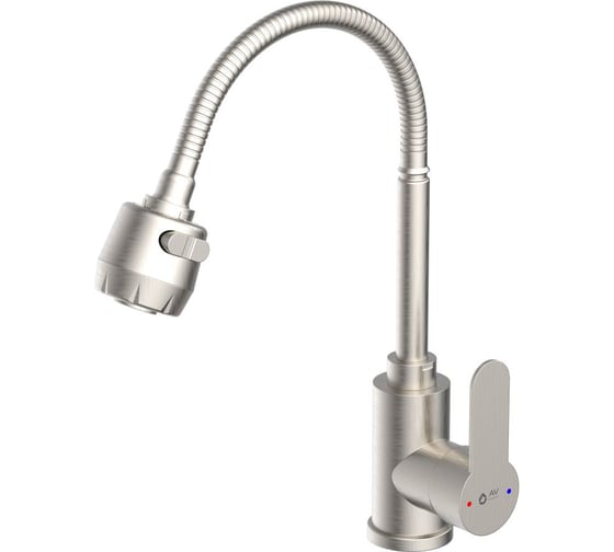 Изображение товара Смеситель для кухни AV Engineering (SUS 304) D35, серия ZAR AVZAR4-A304-802