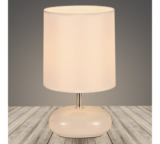 Изображение товара Настольная лампа РОСТОК 18337 WT белый/белый абажур h276 1x60W E27, DIY22 988017910