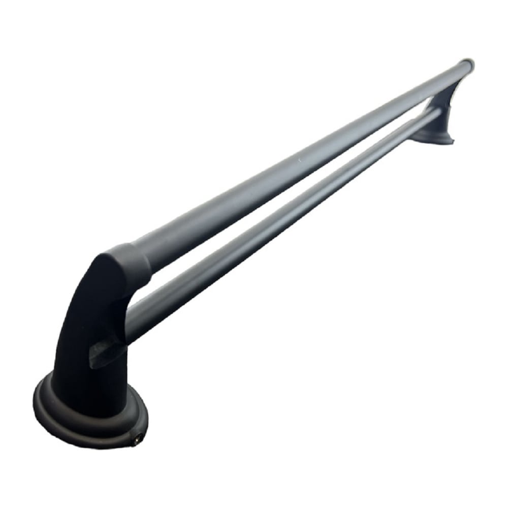 Изображение товара Держатель для полотенец Rainsberg двойной 60 см черный матовый RG1013H-2