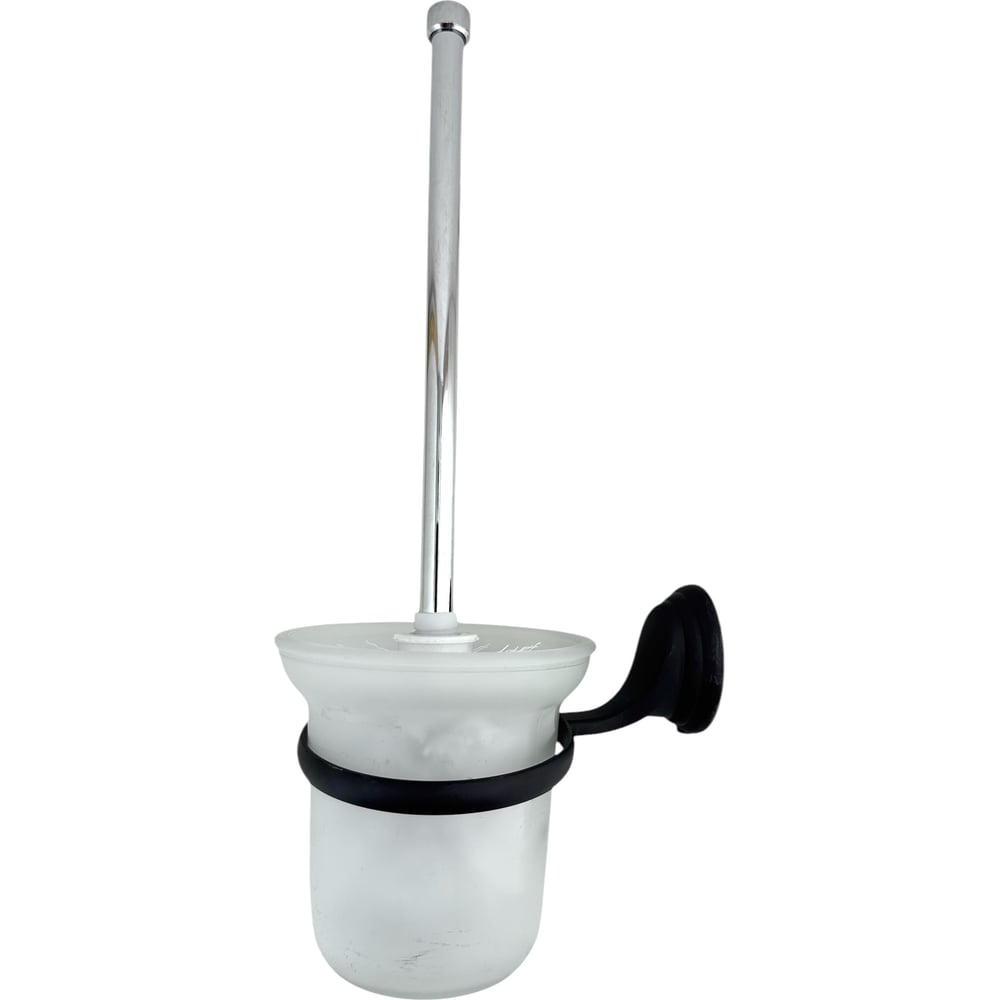 Изображение товара Настенный туалетный ерш Rainsberg металл стекло черный матовый RG1010H