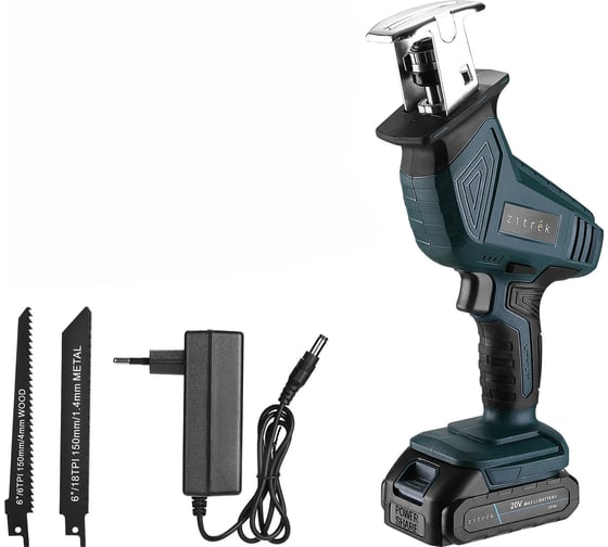 Изображение товара Пила сабельная аккумуляторная Zitrek ZKRS20 PRO, 20В, 1x2.0Ач 085-1315