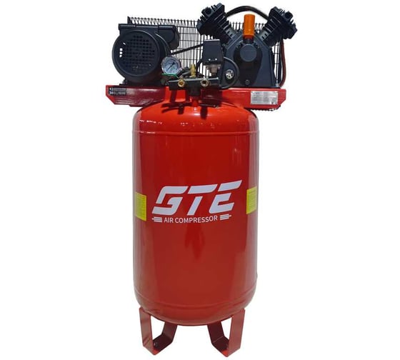Изображение товара Компрессор вертикальный поршневой GTE (с ременным приводом, 220 В, ресивер 120 л, 300 л/мин, -MR4B120300B) 852666