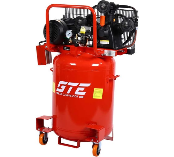 Изображение товара Компрессор вертикальный поршневой GTE (с ременным приводом, 380 В, ресивер 150 л, 400 л/мин, -MR4B150400A) 068659