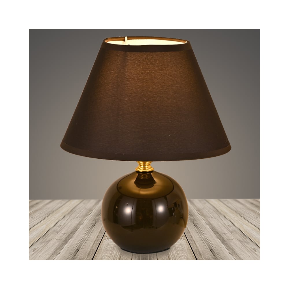 Изображение товара Настольная лампа COF РОСТОК 18310 стиль модерн коричневая 60 Вт E27