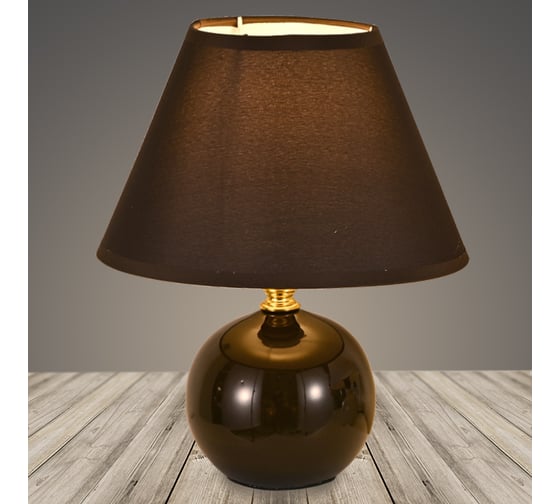 Изображение товара Настольная лампа РОСТОК 18310 COF кофе/кофе абажур h240 1x60W E27, DIY22 988017876