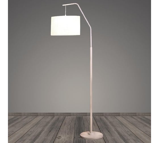 Изображение товара Торшер РОСТОК 200332 белый/бежевый абажур 1x40W h1700 E27 DIY22 988030216