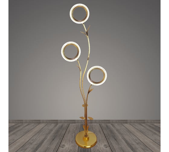 Изображение товара Торшер РОСТОК F2108/3 GD золото LED 3*8W h1520, BTH23 988368322