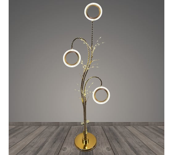 Изображение товара Торшер РОСТОК 9972/3 GD золото LED 3*8W h1550, BTH23 988368982