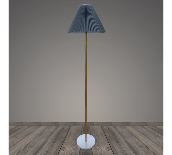 Изображение товара Торшер РОСТОК T2198 GD+WT золото+белый/серый абажур 1x40W E27 h1600, BTH23 988371848