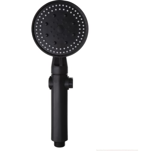 Изображение товара Лейка для душа RAIN 5 режимов, 90мм, черная 582-003