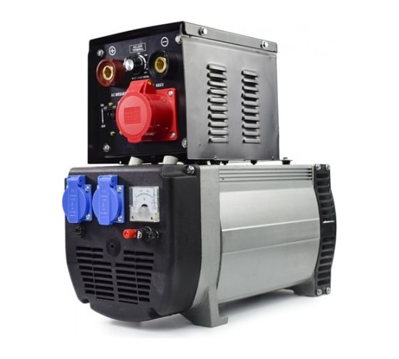 Изображение товара Генератор сварочный REDVOLT EPG220TDC 6,0 кВа 3 ф, 230/400В, J609B4 40-202K