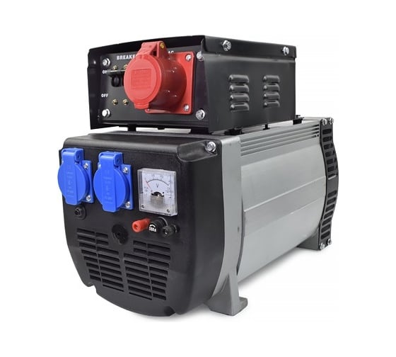 Изображение товара Генератор REDVOLT EPG6.0T230 6.0 кВа, 3 ф (230В), J609B, c.25.4 40-104K