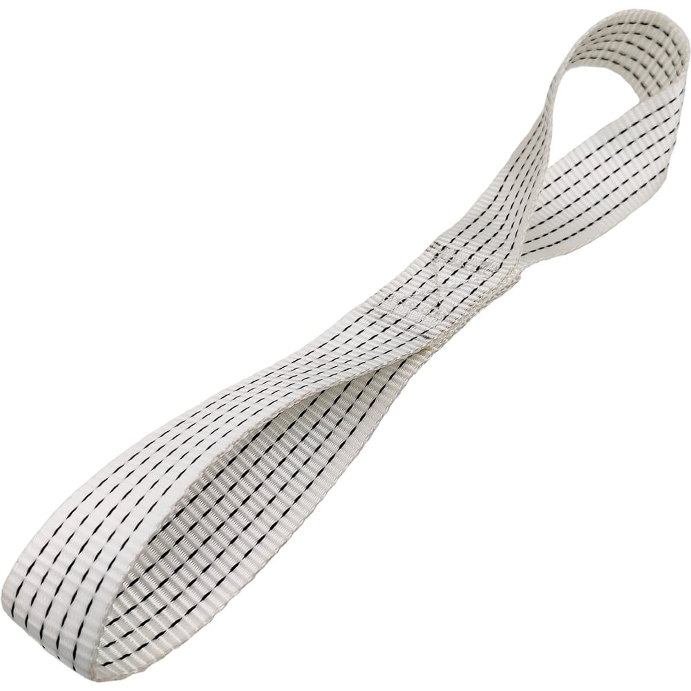 Изображение товара Текстильная петля UVE 50 мм белая для крепежа грузоподъемность 5 кг