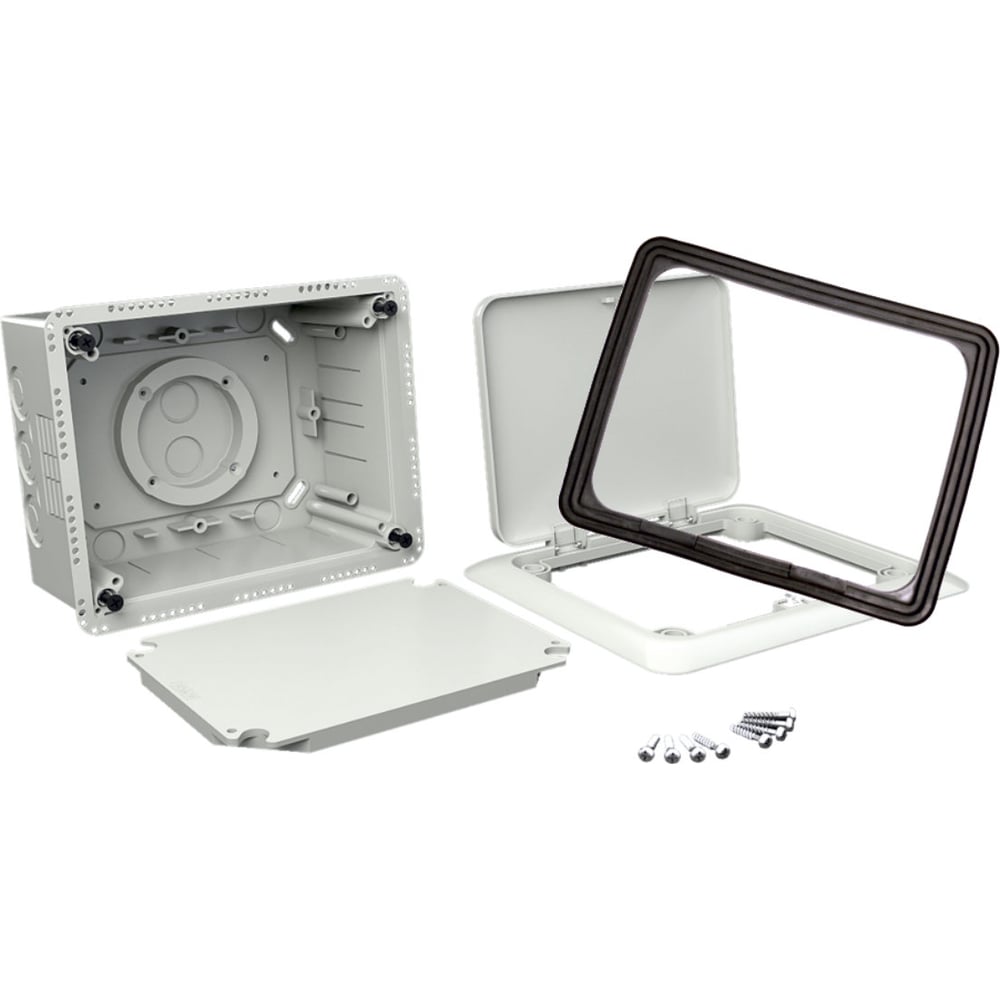 Изображение товара Коробка с откидной крышкой KOPOS для утепленного фасада 140х180х86 мм