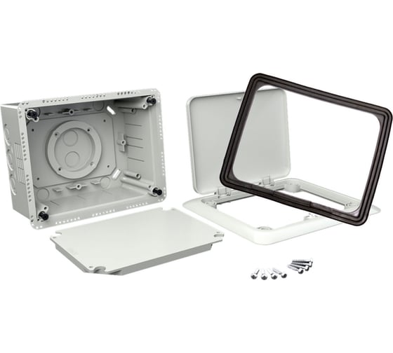 Изображение товара Коробка с откидной крышкой KOPOS для утепленного фасада 140х180х86-146мм KUZ-VO_KB