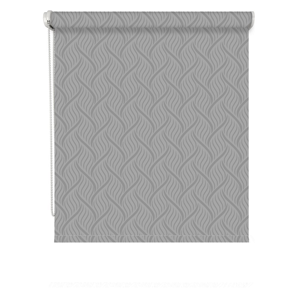 Универсальная рулонная штора DDA рулонная штора шантунг 100х160 см серый