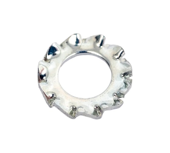 Изображение товара Стопорная шайба ЦКИ DIN 6798, тип A, М4 зубчатая, Ц 1000 шт 61249